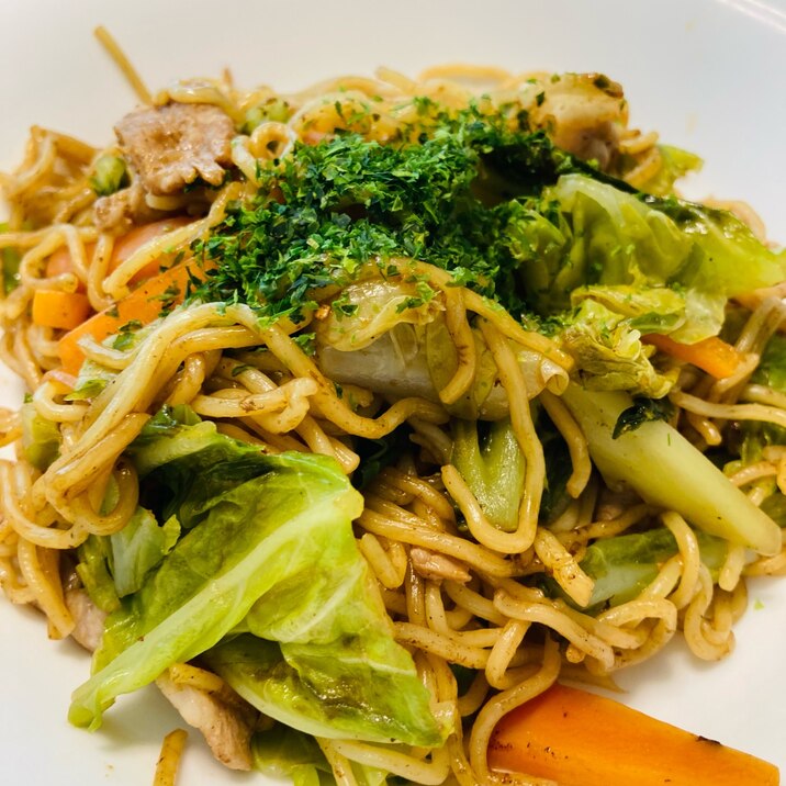 ホットクックで簡単♡ソース焼きそば